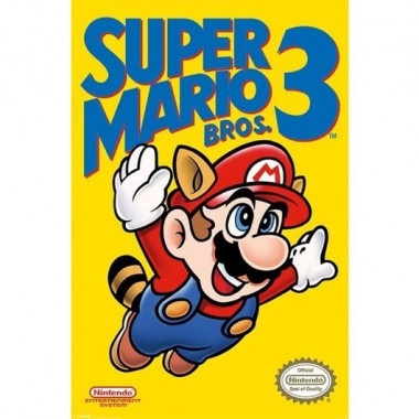 Póster NINTENDO Super Mario Bros 3