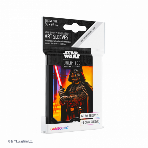 Fundas Star Wars Unlimited Art Sleeves Darth Vader  GAMEGENIC