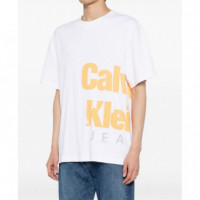 Camiseta CALVIN KLEIN Bold Blanca