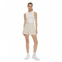 Tjw Claire Hr Pleated Shorts Newsprint  TOMMY JEANS