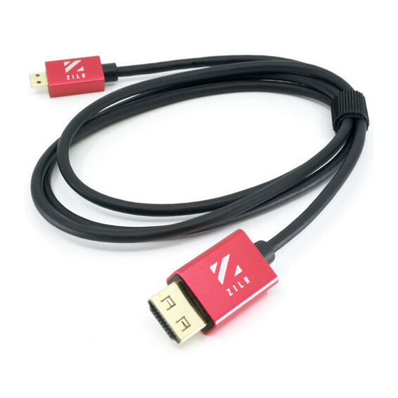 ZILR Cable 8K Full HDMI 2.1 a Micro HDMI 2.1 45CM