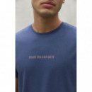 Camisetas Hombre Camiseta de Hombre ECOALF Birca Light Indigo