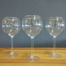 VALIENTE ® Conjunto de 3 Copas Ginebra Transparentes.