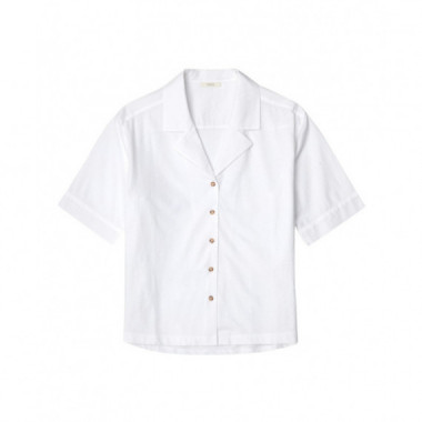 Blusas y Camisas Camisa YERSE 100% Algodón Blanco