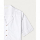 Blusas y Camisas Camisa YERSE 100% Algodón Blanco