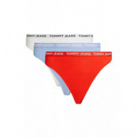 3P Classic Thong (ext Sizes) Hot Heat/wh  TOMMY HILFIGER