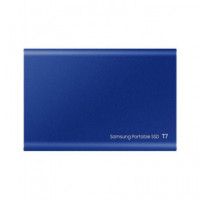 SAMSUNG Disco Duro Externo Ssd 2TB T7 Azul con Tipo C MU-PC2T0H/WW