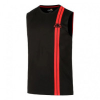 Camiseta ELLESSE Vigo Negro-rojo