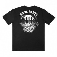 Camiseta THE DUDES Pool Party Negro