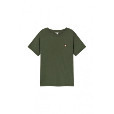 Camisetas Hombre Camiseta Thinking Mu Verde Sol Espalda Coral