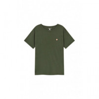 Camisetas Hombre Camiseta Thinking Mu Verde Sol Espalda Coral