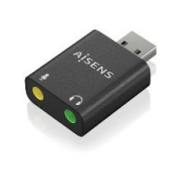 Tarjeta de Sonido AISENS USB-A/M-2X3.5MM/H (A106-0768)