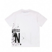 Camiseta Relax-icon DQ2419 D00MM Kids  DSQUARED2