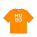 Camiseta con Logo Estampado Kids  HUGO BOSS