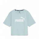 Camiseta Essentials Cropped Logo  PUMA