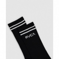 5 Calcetines Union Sock Iii - Black  RVCA