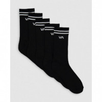 Calcetines Union Sock Iii - Black  RVCA