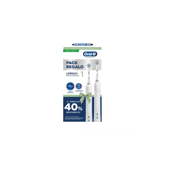Oral B Cepillo Elec Pro 1 Recargae 2º Uni 40%  ORAL-B