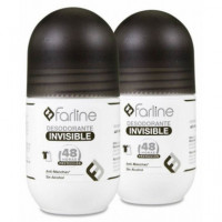 Duplo FARLINE Desodorante Roll-on Invisible Segu