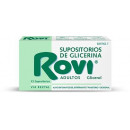 Supositorios  Glicerina Adulto 12 un Rovi  JOHNSON & JOHNSON