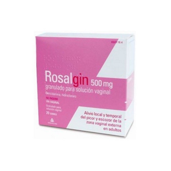 Rosalgin 500 Mg Granulado Solución Vaginal 20 so  ANGELINI PHARMA ESPAÑA S.L.U.