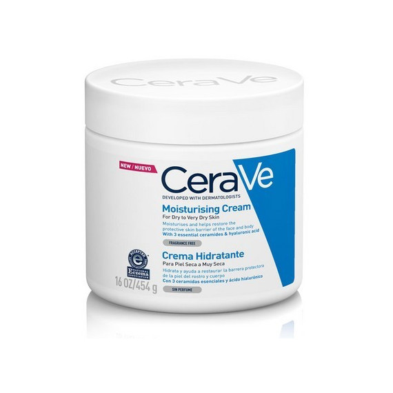 CERAVE Crema Hidratante  Piel Seca 454 Gr