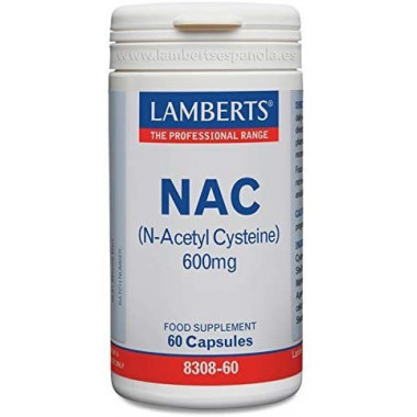 Nac (n-acetil Cisteina) 600MG, 60 Unidades  LAMBERTS