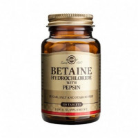 SOLGAR Betaína Clorhidrato con Pepsina 100 Compr