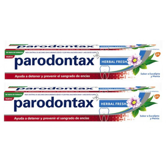 Parodontax Herbal Fresh Pasta Dentífrica 2 X 75  GSK