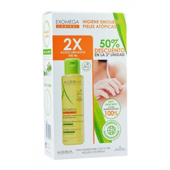 A-derma Exomega Control Aceite Limpiador Emolien  PIERRE FABRE