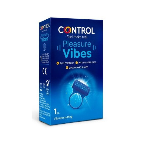 Control Pleasure Vibes Anillo Vibrador  ARTSANA