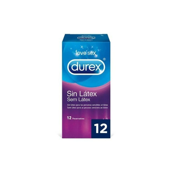 DUREX sin Látex 12 Preservativos