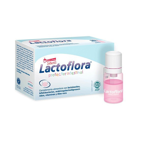 LACTOFLORA Protector Intestinal Infantil 10 Fras