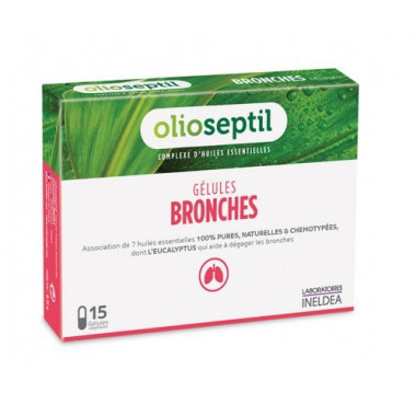 Olioseptil Bronquios 15 Cápsulas  INELDEA