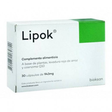 Bioksan Lipok 30 Cápsulas de 943 Mg  BIOKSAN NATURALMENTE JUNTOS S.L.