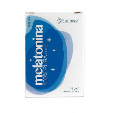 Pharmasor Melatonina 100% Pura 90 Comprimidos  SORIA NATURAL