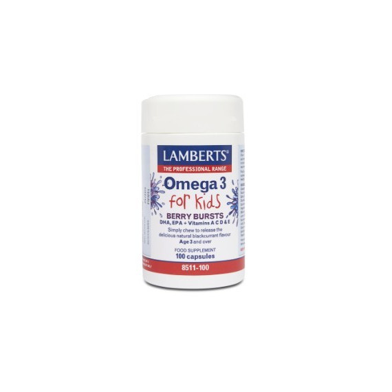 LAMBERTS Omega 3 For Kids 100 Cápsulas