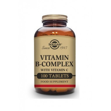 SOLGAR Vitamina B Complex +vitamina C 100 Comp