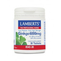 LAMBERTS Ginkgo 6000 Mg 30 Comprimidos
