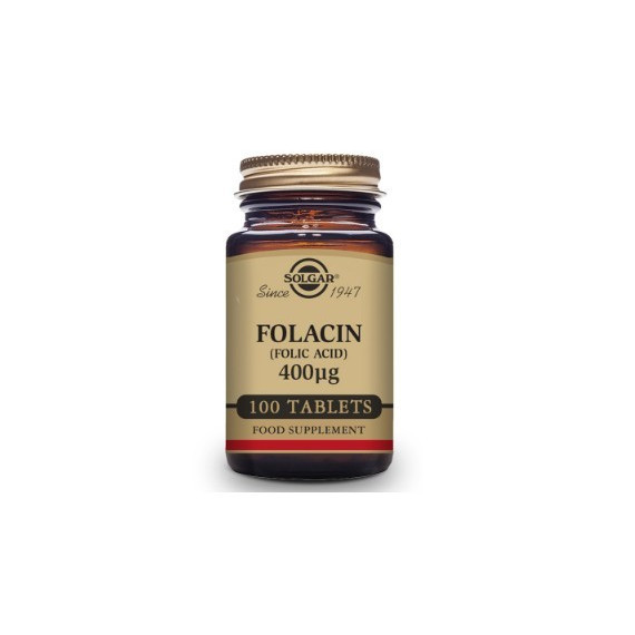 SOLGAR Folacín ácido Fólico 400 µg 100 Comprimid