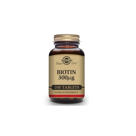 SOLGAR Biotina 300 µg 100 Comprimidos