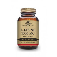 SOLGAR L-lisina 1000 Mg 50 Comprimidos
