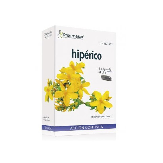 Pharmasor Hipérico 30 Cápsulas  SORIA NATURAL