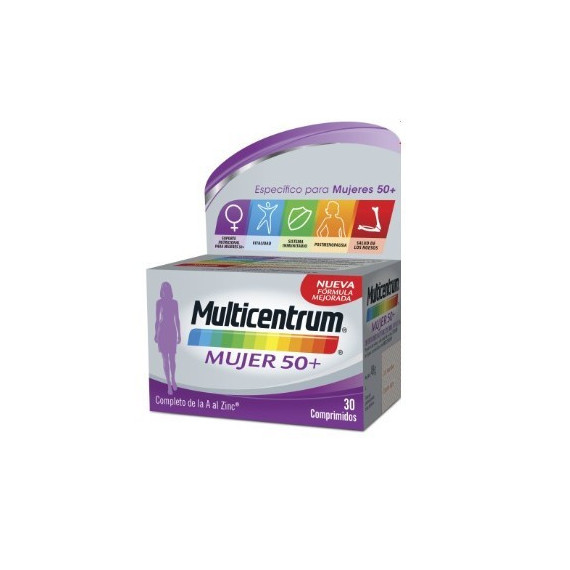 Multicentrum Mujer 50 30 Comprimidos  PFIZER