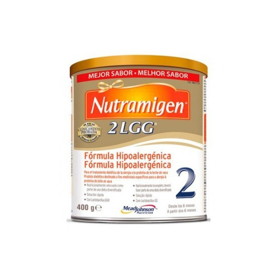 Nutramigen 2 Lgg  Hipoalergénica 400 G  MEAD JOHNSON NUTRITION