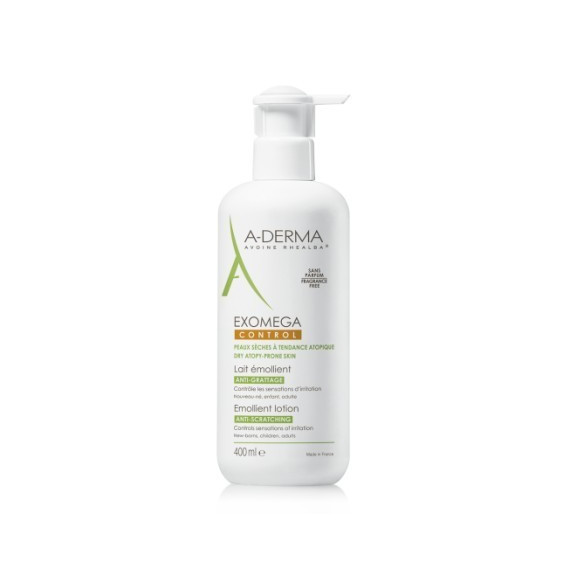 A-derma Exomega Control Leche Emoliente 400 Ml  PIERRE FABRE