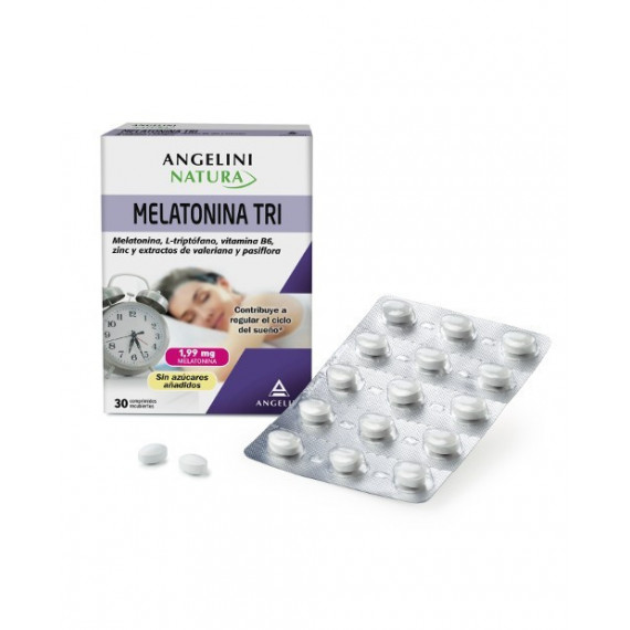 Angelini Natura Melatonina Tri 30 Comprimidos Re  ANGELINI PHARMA ESPAÑA