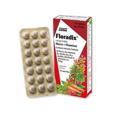 SALUS Floradix Hierro  Vitaminas 84 Comprimidos