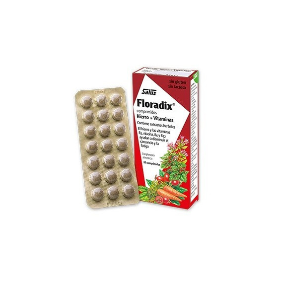 SALUS Floradix Hierro  Vitaminas 84 Comprimidos