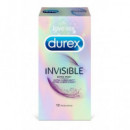 Durex Invisible Extra Fino Extra Lubricado 12 un  RECKITT BENCK E